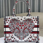 Christian Dior Medium Dior Book Tote M1286 Red